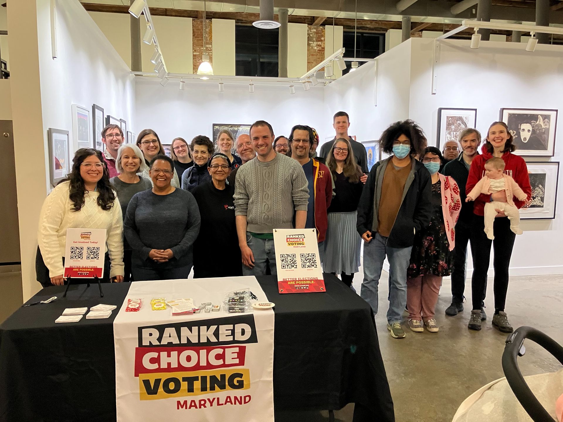 RCV supporters in Hyattsville